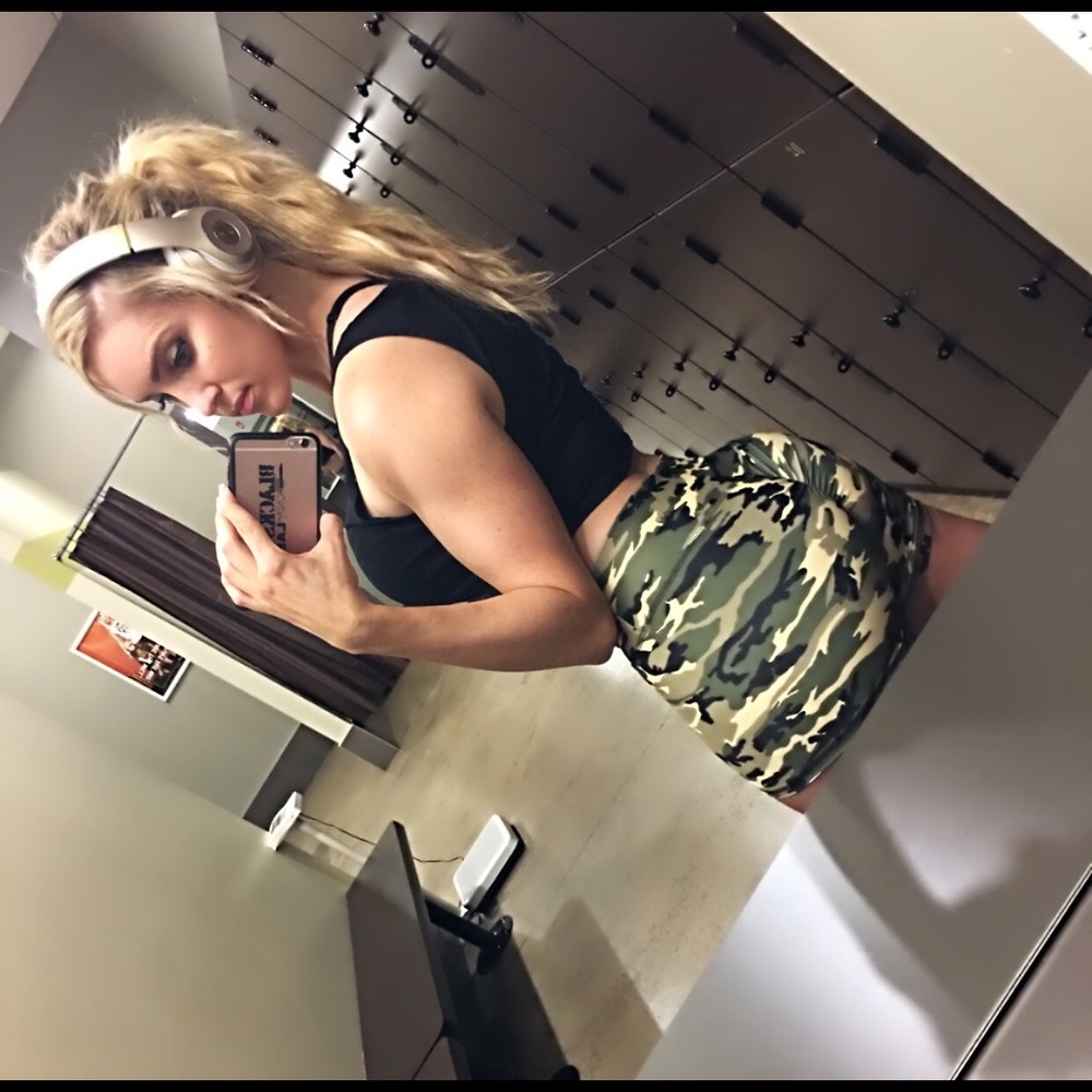 Women's Camouflage Athletic Shorts